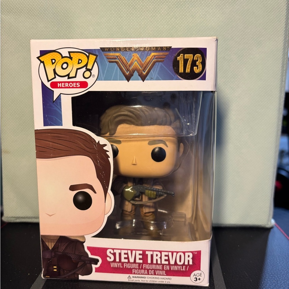 Funko Pop Steve Trevor from WonderWoman  #173 Vinyl Figure